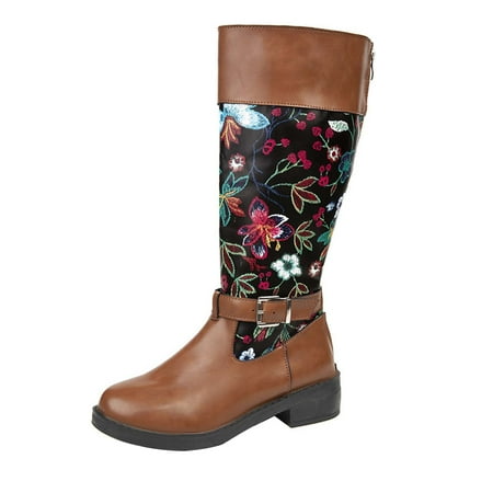 jsaierl Vintage Embroidery Mixed Color Leather Shoes Woman Knee High Boots Autumn Winter Boots Thick Heels Platform Long Boots
jsaierl Vintage Embroidery Mixed Color Leather Shoes Woman Knee High Boots Autumn Winter Boots Thick Heels Platform Long Boots
