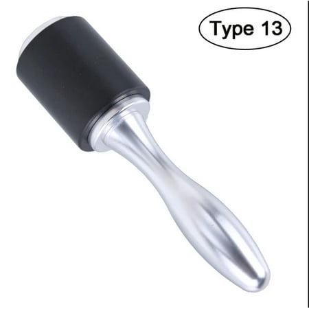 Leather carving hammer wooden handle-aluminum handle single head (black rubber)/300g
Leather carving hammer wooden handle-aluminum handle single head (black rubber)/300g