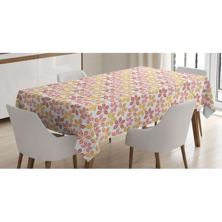 Autumn Tablecloth Warm Colored Fall Leaves Botanical Art Design Floral Nature Repetition Rectangle Satin Table Cover Accent for Dining Room and Kitchen 60 X 90 Orange and Vermilion by Ambesonne
Autumn Tablecloth Warm Colored Fall Leaves Botanical Art Design Floral Nature Repetition Rectangle Satin Table Cover Accent for Dining Room and Kitchen 60 X 90 Orange and Vermilion by Ambesonne