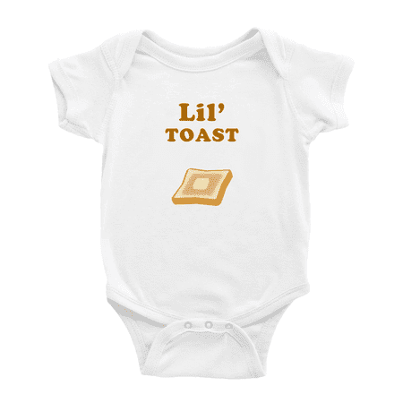 Cute Baby Jumpsuit Lil Toast Food Funny Boy & Gril Infant Clothes (White 18-24 Months)
Cute Baby Jumpsuit Lil Toast Food Funny Boy & Gril Infant Clothes (White 18-24 Months)