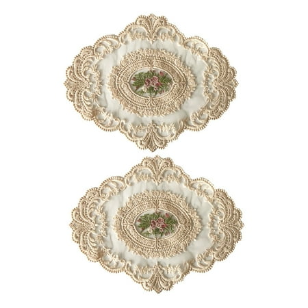 NUOLUX 2pcs Lace Tablecloths Delicate Tablecloths Cloth Art Hollow Out Dustproof Covers
NUOLUX 2pcs Lace Tablecloths Delicate Tablecloths Cloth Art Hollow Out Dustproof Covers