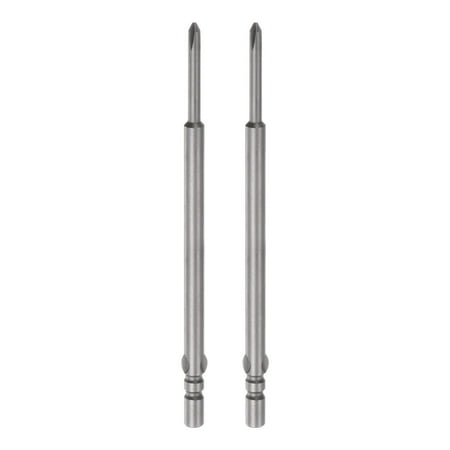 2.5mm PH0 Magnetic Phillips Screwdriver Drill Bit 4mm Round Shank 3.15 Inch Length 2 Pack
2.5mm PH0 Magnetic Phillips Screwdriver Drill Bit 4mm Round Shank 3.15 Inch Length 2 Pack