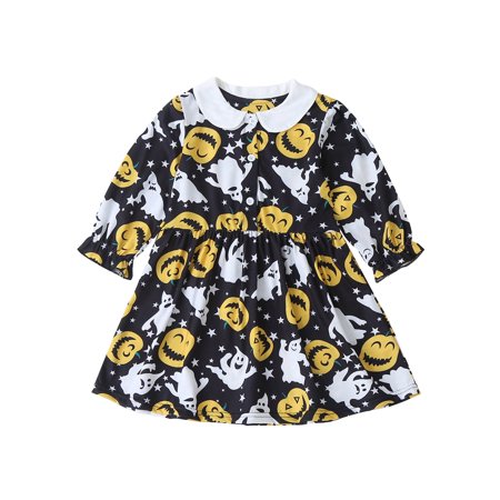 XINSHIDE Toddler Kids Girls Infant Long Sleeve Cartoon Pumpkin Holiday Pumpkins Printing Princess Dress Baby Girl Clothes
XINSHIDE Toddler Kids Girls Infant Long Sleeve Cartoon Pumpkin Holiday Pumpkins Printing Princess Dress Baby Girl Clothes