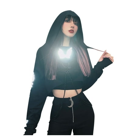 Women s Loose Long-Sleeved Top Sternum Print Short Curled Hooded Sweatshirt Womens Active Short Sleeve New Day Shirt Long Sleeve T Shirt Women under Scrubs Short Sleeve T Shirts Women Thin T Shirts