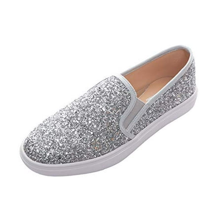 Feversole Women s Fashion Slip-On Sneaker Casual Flat Loafers Silver Pure Size 7.5 M US
Feversole Women s Fashion Slip-On Sneaker Casual Flat Loafers Silver Pure Size 7.5 M US