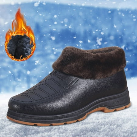Cathalem Mens Show Boots Fashion Winter Men Snow Boots Thick Soled Non Slip Waterproof Upper Slip On High Mens Size 7 Snow Boots Black 8
Cathalem Mens Show Boots Fashion Winter Men Snow Boots Thick Soled Non Slip Waterproof Upper Slip On High Mens Size 7 Snow Boots Black 8