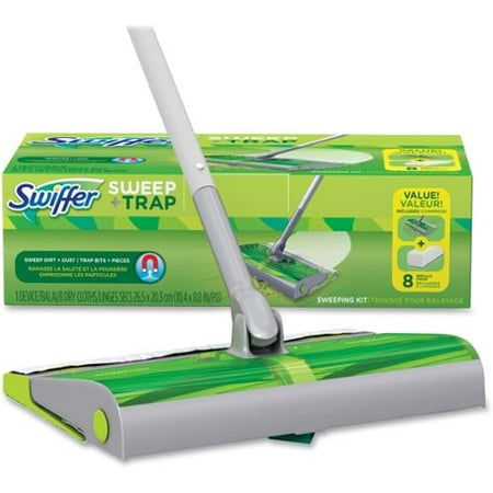 Swiffer Sweep/Trap Sweeping Kit - 1 Kit - Green, Silver - Walmart.com