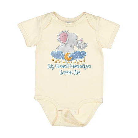 Inktastic My Great Grandpa Loves Me Cute Elephants Clouds Moon Stars Gift Baby Boy or Baby Girl Bodysuit
Inktastic My Great Grandpa Loves Me Cute Elephants Clouds Moon Stars Gift Baby Boy or Baby Girl Bodysuit