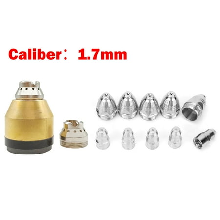 GLFSIL P80 plasma cutting torch protective cover and 10pc Cutter Torch Nozzle Electrode