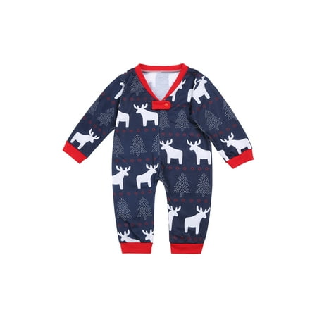 Christmas Family Pajamas Set Elk Print Long Sleeve Crew Neck Tops and Elastic Long Pants
Christmas Family Pajamas Set Elk Print Long Sleeve Crew Neck Tops and Elastic Long Pants