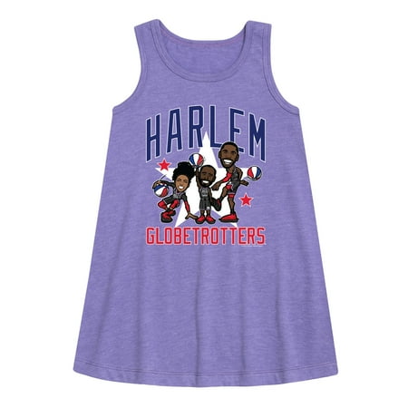 Harlem Globetrotters - Meet The Players - Toddler and Youth Girls A-line Dress