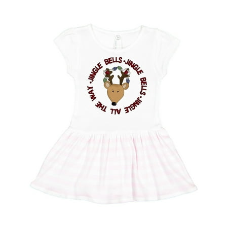 Inktastic Jingle Bells Gift Toddler Girl Dress
