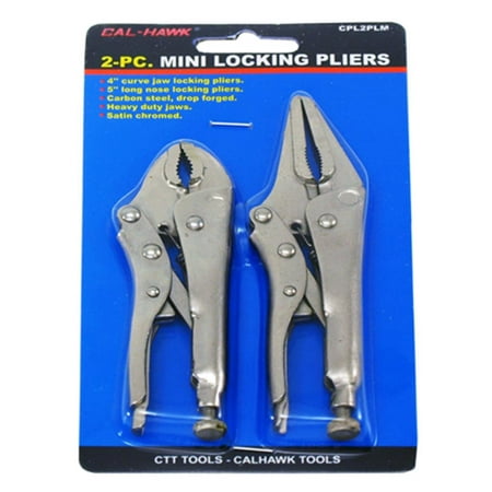 Cal Hawk Tools 2-pc. Mini Locking Pliers