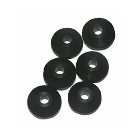 Larsen Supply 113565 0.25 in. Rubber Faucet Beveled Bibb Washer - Pack of 6