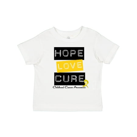 Inktastic Childhood Cancer Hope Love Cure Gift Toddler Boy or Toddler Girl T-Shirt
Inktastic Childhood Cancer Hope Love Cure Gift Toddler Boy or Toddler Girl T-Shirt