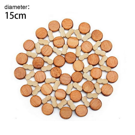 Natural Round Bamboo Placemat Heat Resistant Table Mat Empty Cup Coasters Dishes Pads Carpet Kitchen Accessorie
Natural Round Bamboo Placemat Heat Resistant Table Mat Empty Cup Coasters Dishes Pads Carpet Kitchen Accessorie