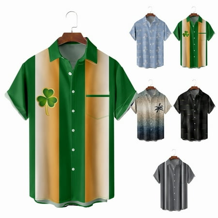 Men s Women s Graphic Hawaiian Shirt Printed Retro Bowling Shirts Up to 8XL