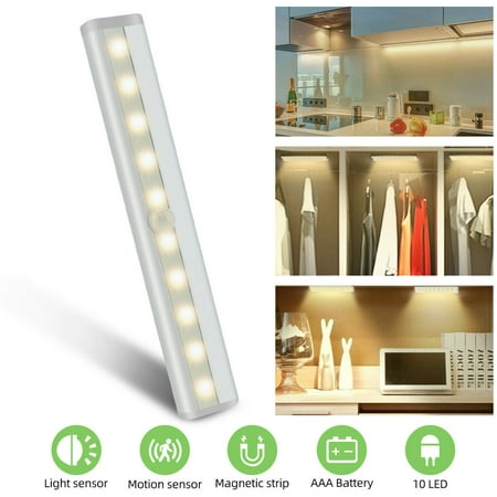 Toyella Wireless Motion Sensor Under Cabinet Closet LED Light Kitchen Counter Night Lamp
Toyella Wireless Motion Sensor Under Cabinet Closet LED Light Kitchen Counter Night Lamp