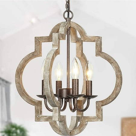 MANXING Orb 4-Light Farmhouse Chandelier Brown Stardust Finish Handmade Rustic Vintage Wood Chandelier for Kitchen Island Dining Living Room Foyer
MANXING Orb 4-Light Farmhouse Chandelier Brown Stardust Finish Handmade Rustic Vintage Wood Chandelier for Kitchen Island Dining Living Room Foyer
