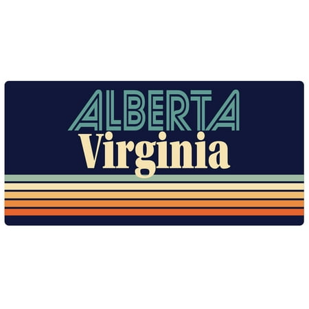 Alberta Virginia 5 x 2.5-Inch Fridge Magnet Retro Design