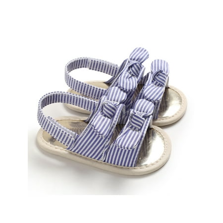 Crocowalk Infant Flat Sandal First Walkers Crib Shoes Summer Sandals Baby Girls Princess Shoe Walking Lightweight Soft Sole Light Blue Striped 18-24 months
Crocowalk Infant Flat Sandal First Walkers Crib Shoes Summer Sandals Baby Girls Princess Shoe Walking Lightweight Soft Sole Light Blue Striped 18-24 months