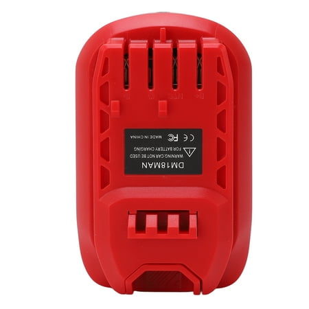 18V Battery Adapter Integrated Battery Converter Wear Resistant Red For Power Tool
18V Battery Adapter Integrated Battery Converter Wear Resistant Red For Power Tool