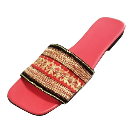 Fuzzy Slippers Women Slip on Casual Open Toe Rhinestone Flat Soft Bottom Breathable Shoes Sandals Slippers
Fuzzy Slippers Women Slip on Casual Open Toe Rhinestone Flat Soft Bottom Breathable Shoes Sandals Slippers
