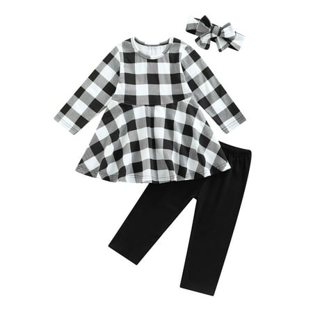 Lazybaby Infant Toddler Baby Girl Outfit Plaid Round Neck High Waist Tops Trousers Headband Suit
Lazybaby Infant Toddler Baby Girl Outfit Plaid Round Neck High Waist Tops Trousers Headband Suit