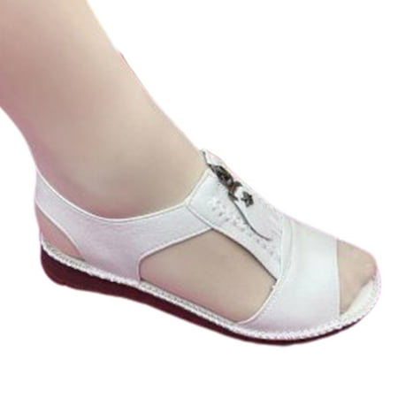 Summer Ankle Wrap Buckle Sandal with Multiple Size Colors to Choose Suitable for Matching Elegant Dress 35 White
Summer Ankle Wrap Buckle Sandal with Multiple Size Colors to Choose Suitable for Matching Elegant Dress 35 White
