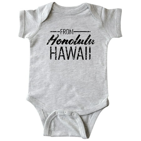 Inktastic From Honolulu Hawaii in Black Distressed Text Gift Baby Boy or Baby Girl Bodysuit
Inktastic From Honolulu Hawaii in Black Distressed Text Gift Baby Boy or Baby Girl Bodysuit