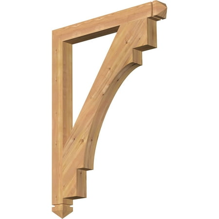 Ekena Millwork 3 1/2 W x 34 D x 46 H Merced Arts & Crafts Smooth Bracket Western Red Cedar
Ekena Millwork 3 1/2 W x 34 D x 46 H Merced Arts & Crafts Smooth Bracket Western Red Cedar
