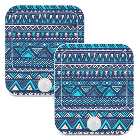 Blue Tribal Vintage Print LED Motion Sensor Night Light Plug into Wall 2 Pack Auto Dusk to Dawn Adjustable
Blue Tribal Vintage Print LED Motion Sensor Night Light Plug into Wall 2 Pack Auto Dusk to Dawn Adjustable