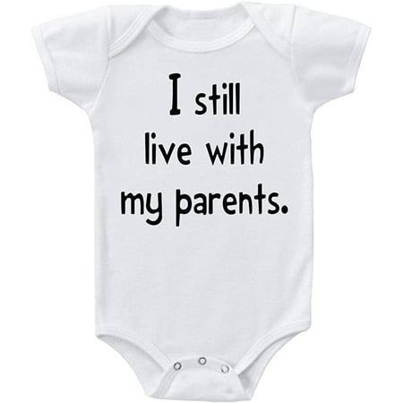 Speedy Pros I Still Live with My Parents Style 1 Baby Bodysuit One Piece White 18 Months
Speedy Pros I Still Live with My Parents Style 1 Baby Bodysuit One Piece White 18 Months