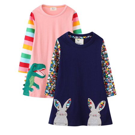 Toddler Little Girl s Casual Long Sleeve Cotton Dress Tunic Playwear Party T-Shirt Dresses
Toddler Little Girl s Casual Long Sleeve Cotton Dress Tunic Playwear Party T-Shirt Dresses