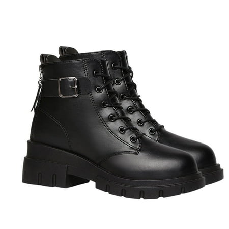 Lovskoo 2024 Ankle Boots for Women Round Toe Fleece British Korean Style Fall And Winter Heightening Thick Sole Fall And Winter Short Boots Black
Lovskoo 2024 Ankle Boots for Women Round Toe Fleece British Korean Style Fall And Winter Heightening Thick Sole Fall And Winter Short Boots Black