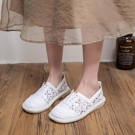 Homadles Women Flat Sandals- on Clearance Flats Hollow Casual Lace Flower Breathable Sandals White Size 5.5
Homadles Women Flat Sandals- on Clearance Flats Hollow Casual Lace Flower Breathable Sandals White Size 5.5