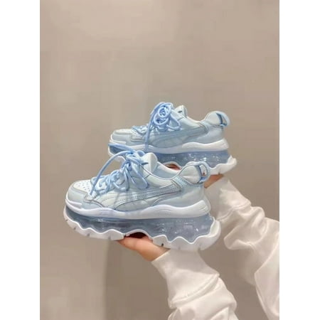Shoes Women Sneakers Fashion Sole Design Light Color Summer Chunky Luxury Casual Sports Lace-up Basic Walking Shoes
Shoes Women Sneakers Fashion Sole Design Light Color Summer Chunky Luxury Casual Sports Lace-up Basic Walking Shoes
