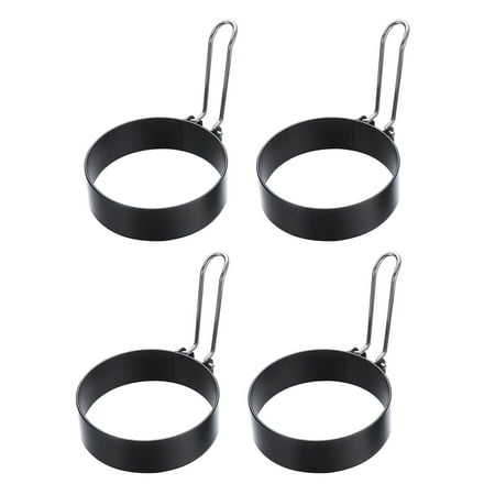 4Pcs Cooking Mold Fried Egg Pancake Circle Non-Stick Egg Rings Kitchen Mould Tool(Black)
4Pcs Cooking Mold Fried Egg Pancake Circle Non-Stick Egg Rings Kitchen Mould Tool(Black)