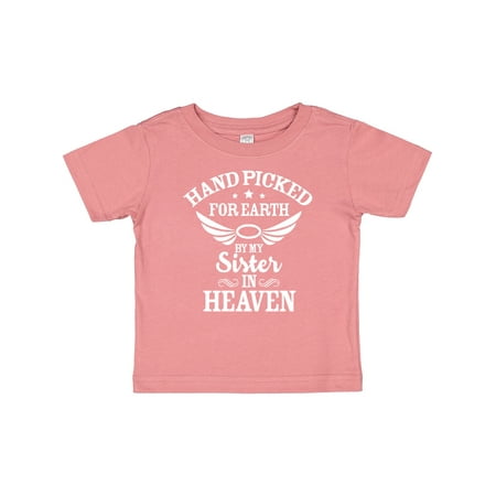 Inktastic Handpicked for Earth by My Sister in Heaven with Angel Wings Gift Baby Boy or Baby Girl T-Shirt
Inktastic Handpicked for Earth by My Sister in Heaven with Angel Wings Gift Baby Boy or Baby Girl T-Shirt