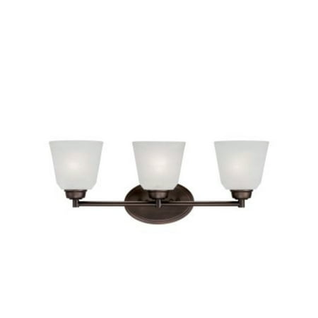 3 Light Bathroom Vanity Light (Classical glass )