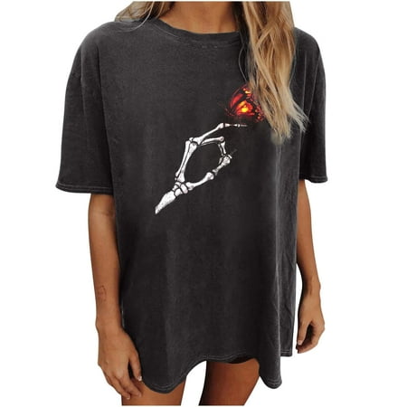 Mrat Women Blouses for Work Long Sleeve Round-Neck Blouses & Shirts Fashion Casual Long Sleeve Printed Loose Short Sleeve And Ladies Pullover Bottoming Top Blouse Long Sleeve Bustier Tops for Female
Mrat Women Blouses for Work Long Sleeve Round-Neck Blouses & Shirts Fashion Casual Long Sleeve Printed Loose Short Sleeve And Ladies Pullover Bottoming Top Blouse Long Sleeve Bustier Tops for Female