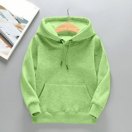 CHAOLEI Kids Child Toddler Boys Girls Solid Long Sleeve Patchwork Hooded Thickened Warm Sweatshirt Pullover Blouse Tops Outfits Clothes -Green 3-4 Years
CHAOLEI Kids Child Toddler Boys Girls Solid Long Sleeve Patchwork Hooded Thickened Warm Sweatshirt Pullover Blouse Tops Outfits Clothes -Green 3-4 Years