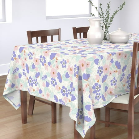 Cotton Sateen Tablecloth 70 x 144 - Fresh Bloom Medium Scale Flower Leaves Dots Spring Print Custom Table Linens by Spoonflower
Cotton Sateen Tablecloth 70 x 144 - Fresh Bloom Medium Scale Flower Leaves Dots Spring Print Custom Table Linens by Spoonflower
