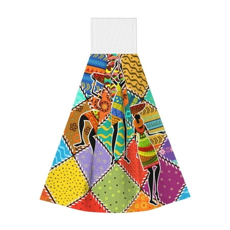 Easygdp Dancing African Womans Kitchen Hand Towels Hanging Tie Towels Fast Drying Dish Cloth with Loop for Bathroom Restroom Home Decor
Easygdp Dancing African Womans Kitchen Hand Towels Hanging Tie Towels Fast Drying Dish Cloth with Loop for Bathroom Restroom Home Decor