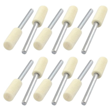 Unique Bargains 6mm Diameter Cylindrical Mounted Wool Felt Bobs Buffing Tool 12 Pieces
Unique Bargains 6mm Diameter Cylindrical Mounted Wool Felt Bobs Buffing Tool 12 Pieces