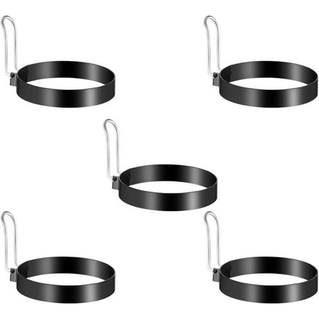 5pcs Egg Rings Round Circle Egg Ring Non- stick Ring Mold Shaper Pancake Maker Mold Kitchen Cooking Tool for Frying Egg Meat Pie Muffins Griddle
5pcs Egg Rings Round Circle Egg Ring Non- stick Ring Mold Shaper Pancake Maker Mold Kitchen Cooking Tool for Frying Egg Meat Pie Muffins Griddle