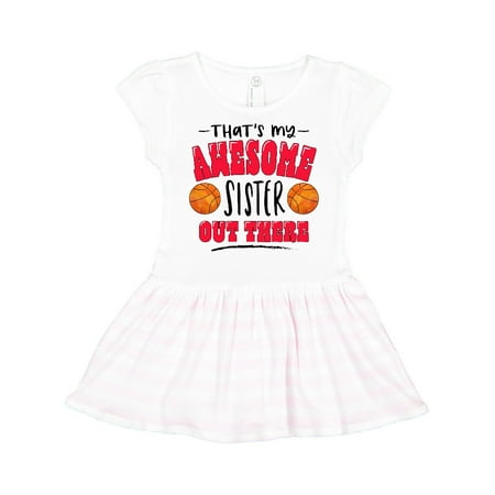 Inktastic That s My Awesome Sister Out There with Basketballs Gift Toddler Girl Dress
Inktastic That s My Awesome Sister Out There with Basketballs Gift Toddler Girl Dress