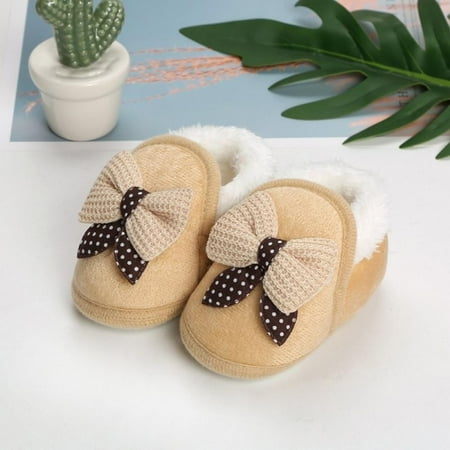 Bullpiano Cotton Fabric Baby Shoes Infant First Walkers Butterfly-knot Winter Snow Boots Soft-sole Anti-slip Warm Flat Shoes For Christmas
Bullpiano Cotton Fabric Baby Shoes Infant First Walkers Butterfly-knot Winter Snow Boots Soft-sole Anti-slip Warm Flat Shoes For Christmas