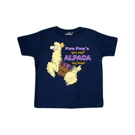 Inktastic Cute Jumping Alpaca Paw Paw s You Say ALPACA my Bags Gift Toddler Boy or Toddler Girl T-Shirt
Inktastic Cute Jumping Alpaca Paw Paw s You Say ALPACA my Bags Gift Toddler Boy or Toddler Girl T-Shirt