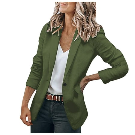 Jackets Women s Open Work Blazers Coat Casual Sleeve Front Long Office Women s Coat Maternity Jackets And Coats Full Zip Hoodies Women Womens Coat Sweater with No Hood Casual Long Jackets for Women
Jackets Women s Open Work Blazers Coat Casual Sleeve Front Long Office Women s Coat Maternity Jackets And Coats Full Zip Hoodies Women Womens Coat Sweater with No Hood Casual Long Jackets for Women